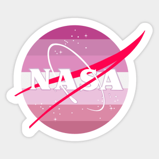 Pastel Nasa Logo - WLW Sticker